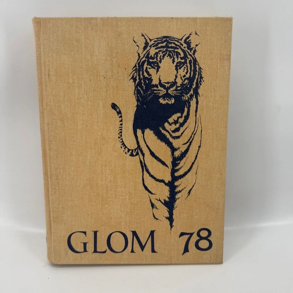 Auburn University Yearbook Glomerata 1978 Vintage Tiger Cover‎ Hardcover AU AL